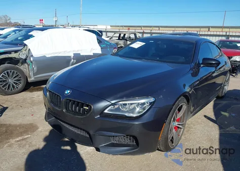 2016 BMW M6 Gran Coupe z USA, uszkodzony, nr VIN WBS6E9C53GG437220